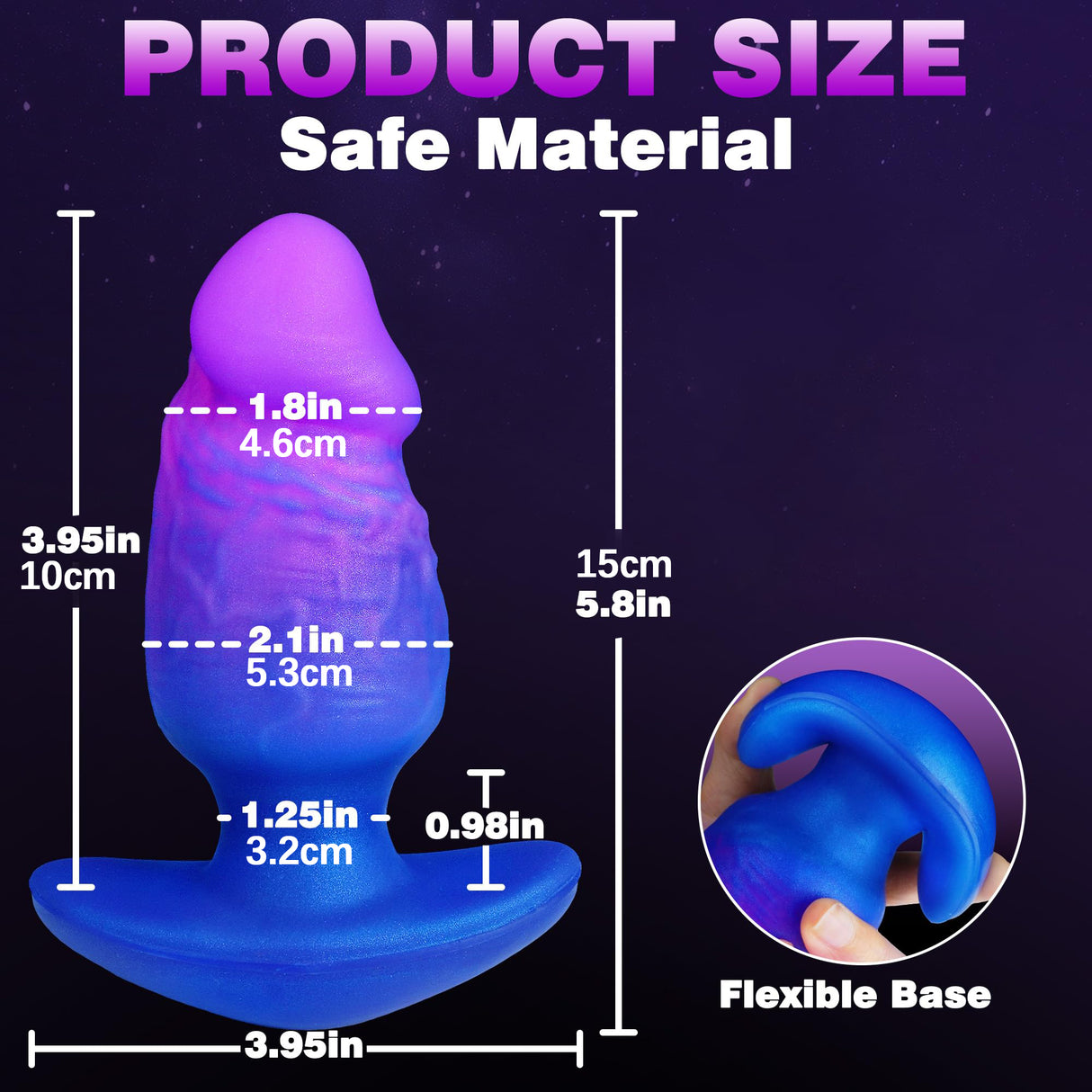 Vibrating Butt plugs Anal training strech sex toys