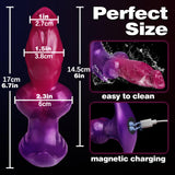 Virella 6.7 Inch App-Controlled Thrusting Prostate Massager Silicone Vibrating Butt Plug