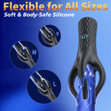 Men Glans Vibrating Tongue licking sex oral SQUIDA Masturbator