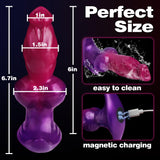 Virella 6.7 Inch App-Controlled Thrusting Prostate Massager Silicone Vibrating Butt Plug