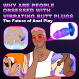 Vibrating Butt plugs Anal training strech sex toys