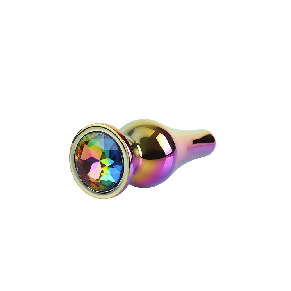Chisa Classic Rainbow Butt Plug 4.4 Inch