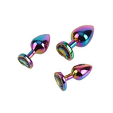 Chisa Rainbow Heart Butt Plug Set (3 Piece)