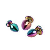 Chisa Rainbow Heart Butt Plug Set (3 Piece)