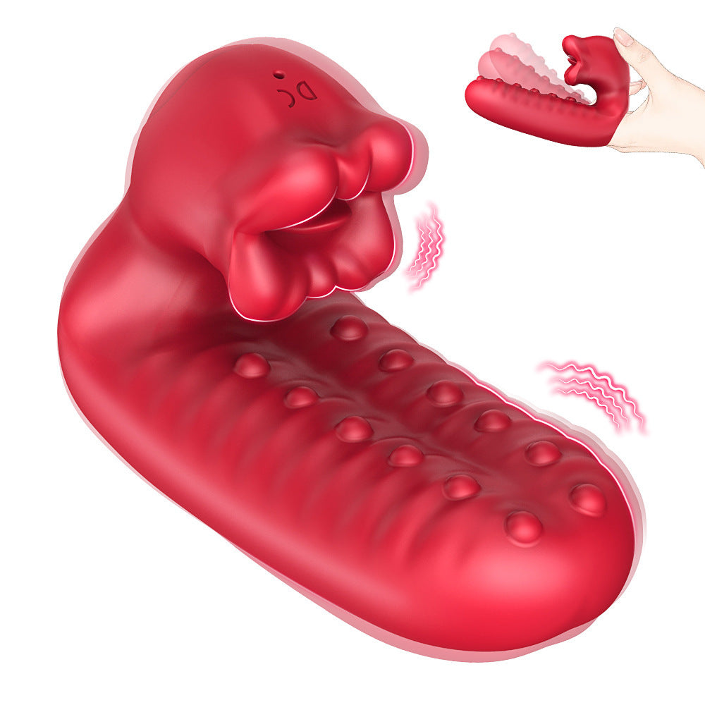 Finger Vibrator With Extra Tongue – Vibration and Licking