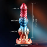 Terry - 10 Inch Thrusting Dildo - Fantasy Knotted Dildo