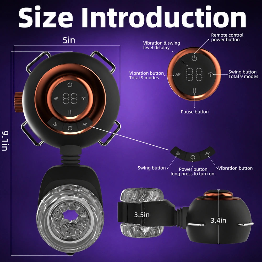 Venusfun Upgrade Wearable Belt Automatic Male Masturbator w/ AI App Control