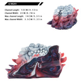 Alien Fantasy Vibrating Grinder Sex Toy  OpenChannel Pussy Grinder for Penis Desensitization