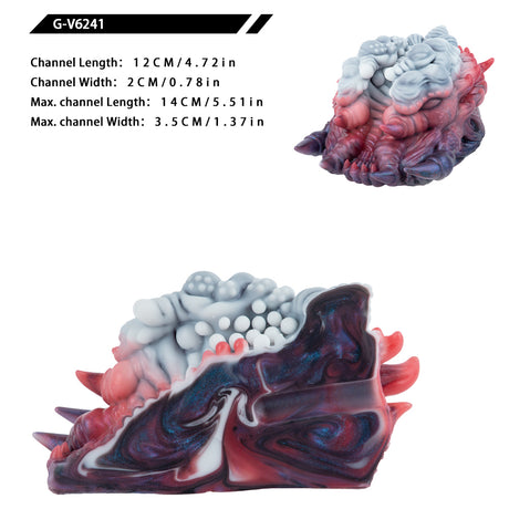Alien Fantasy Vibrating Grinder Sex Toy  OpenChannel Pussy Grinder for Penis Desensitization