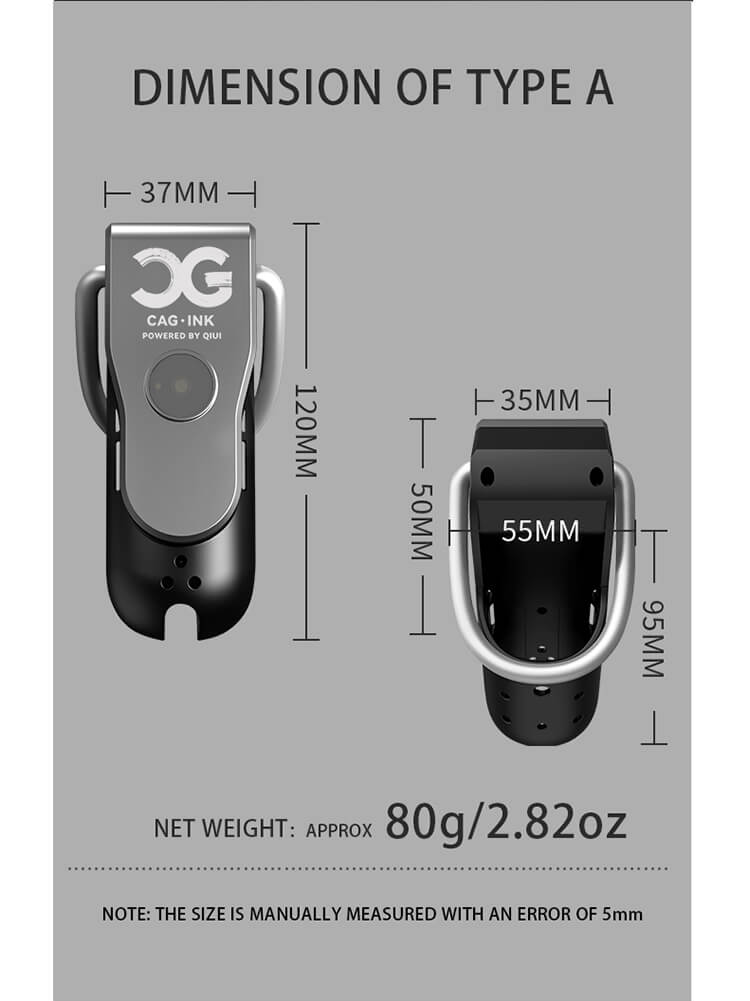 QIUI Cellmate 2 APP Remote Control Electric Shock Male Chastity Device